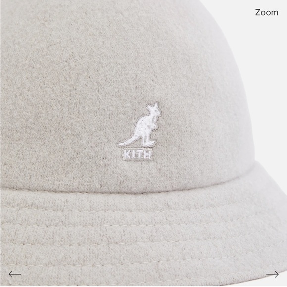 KITH x Kangol grey bucket hat - unisex Large size - hallow gray color - Picture 2 of 7